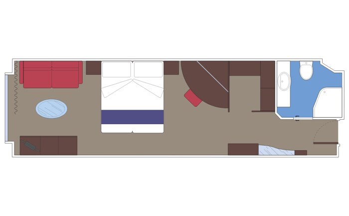 MSC Fantasia  premium suite aurea with sealed window | MSC Cruises