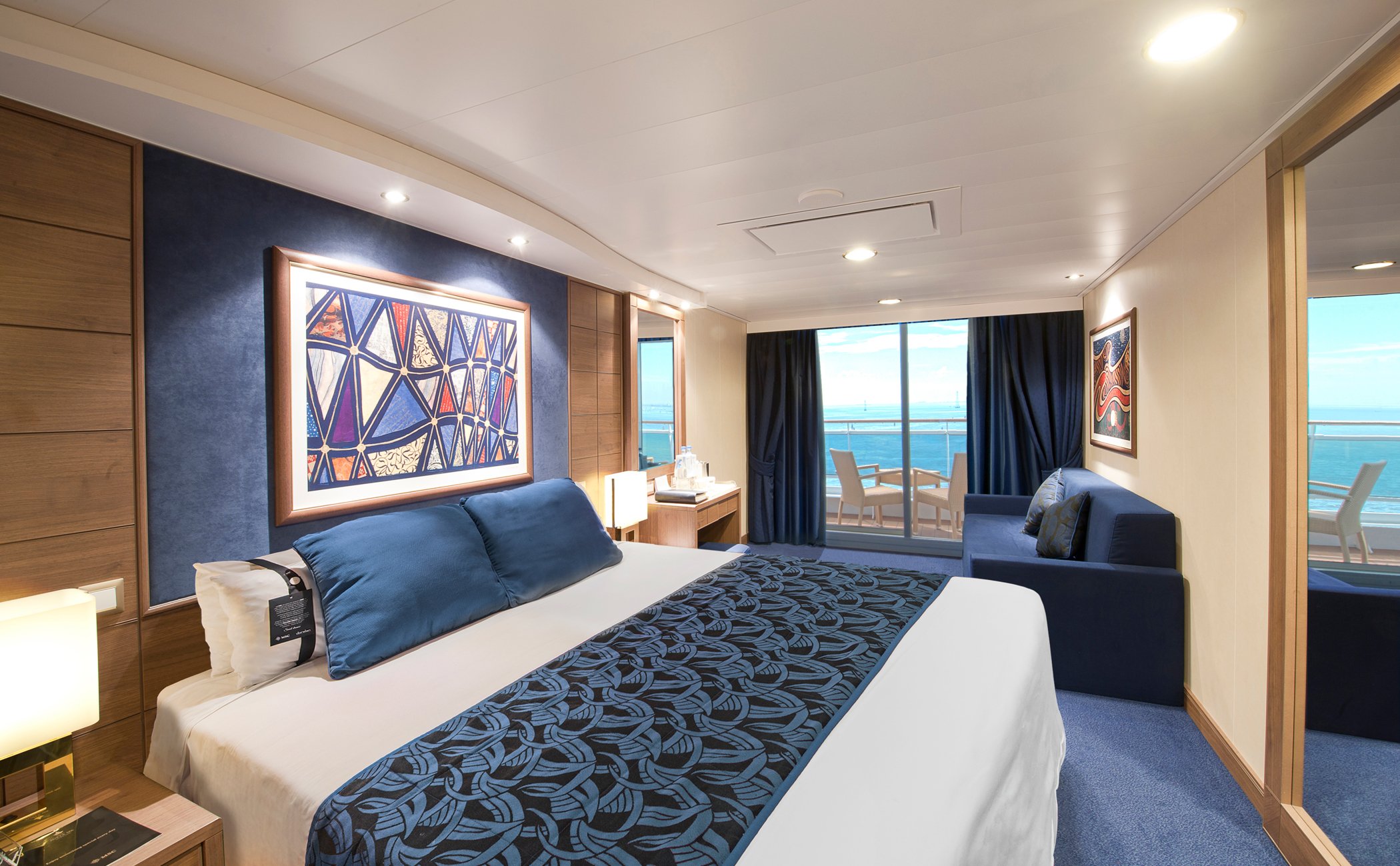 MSC Magnifica Cabin: Balcony 02