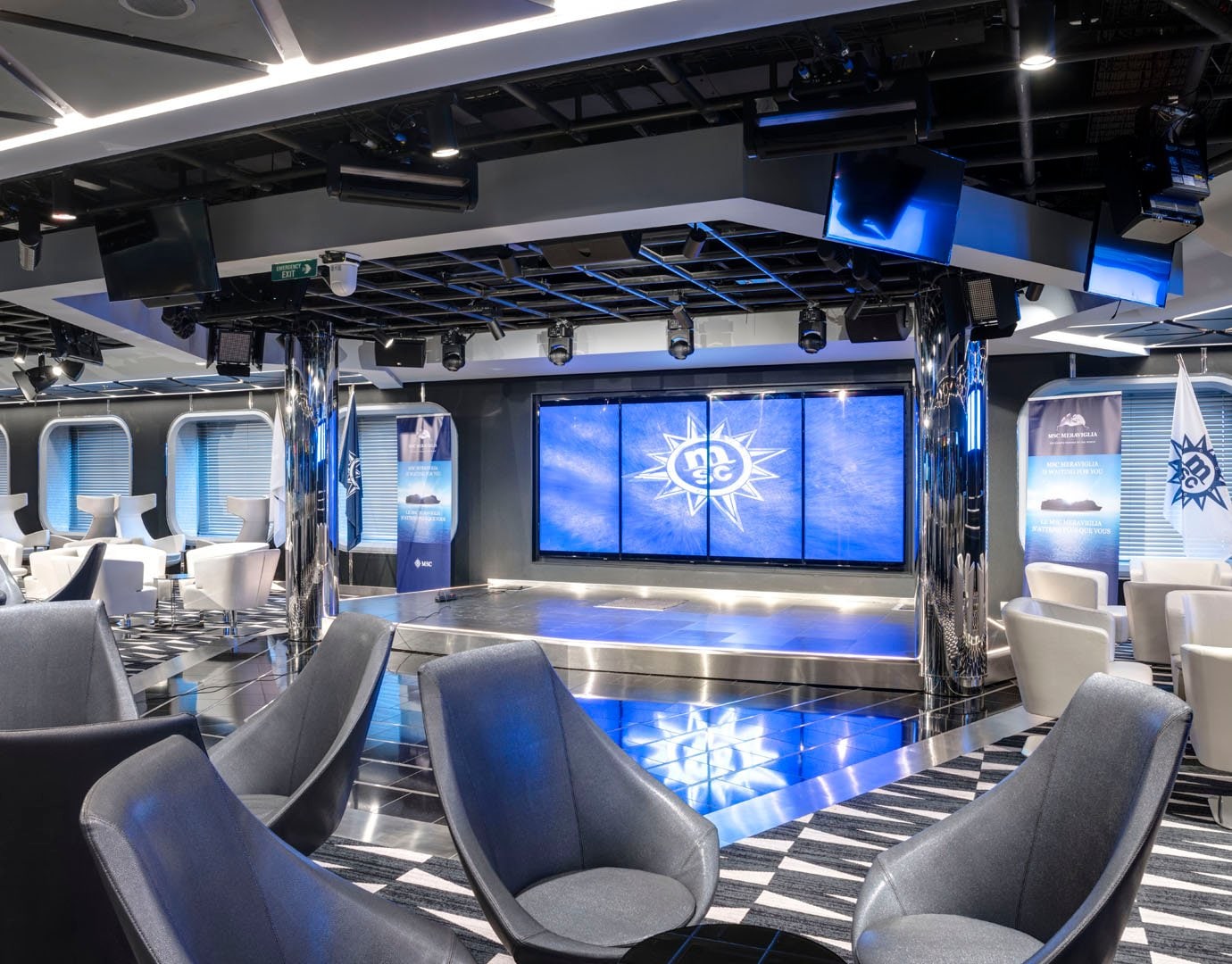 MSC Meraviglia Tv Studio Bar MSC Meraviglia Tv Studio Bar