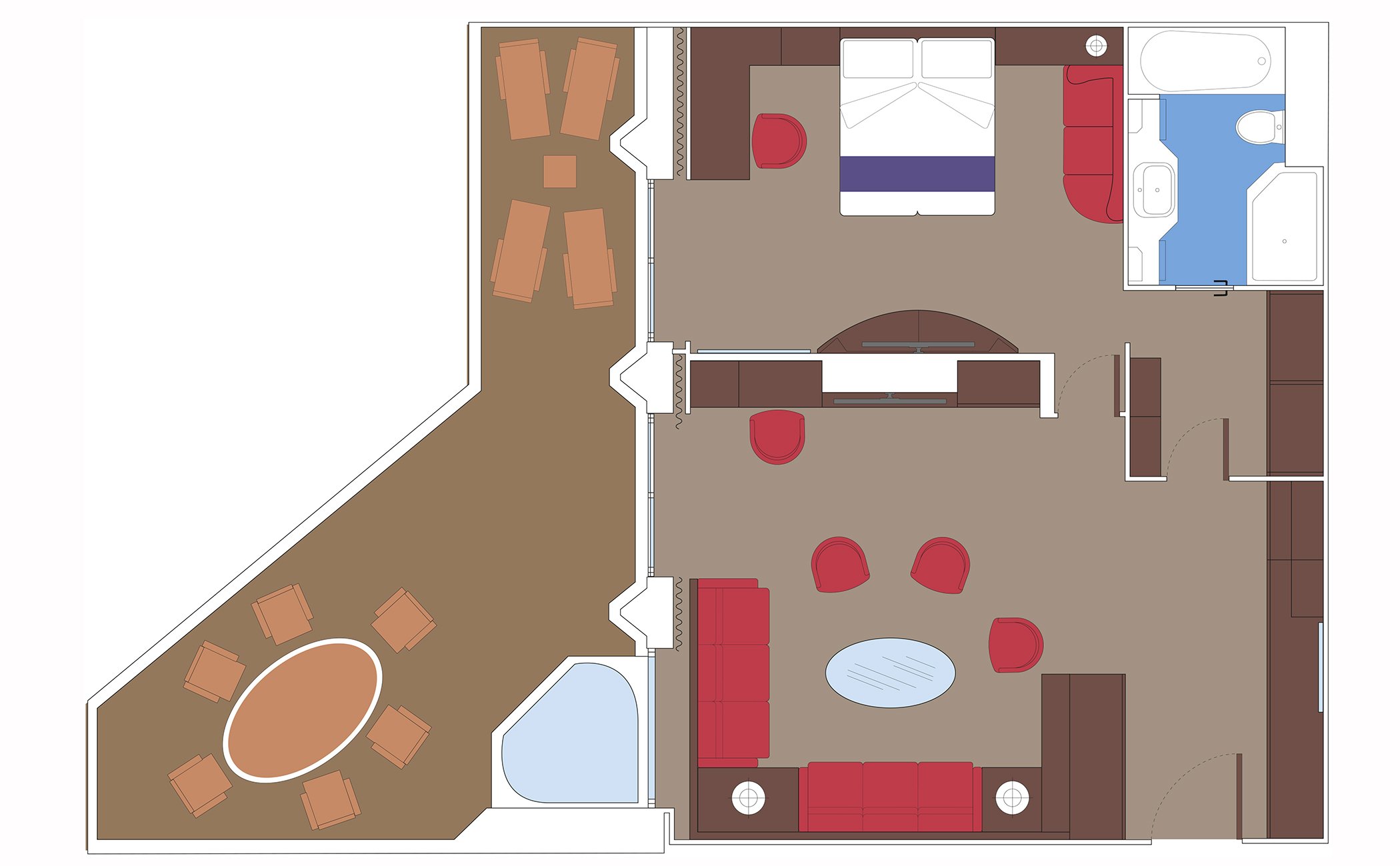 MSC Seaview Cabin: MSC Yacht Club Royal Suite 01 2d MSC Seaview Cabin: MSC Yacht Club Royal Suite 01 2d