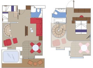 MSC Yacht Club Royal Duplex Suite | MSC Cruises