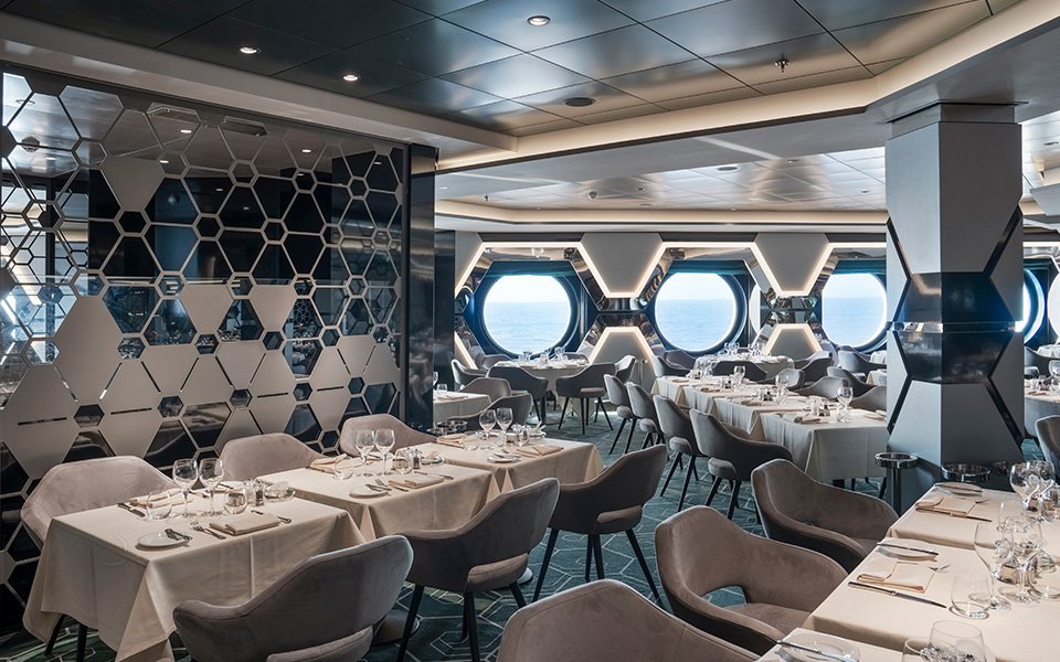Exagon restaurant, MSC World Asia | MSC Cruises Exagon restaurant, MSC World Asia | MSC Cruises