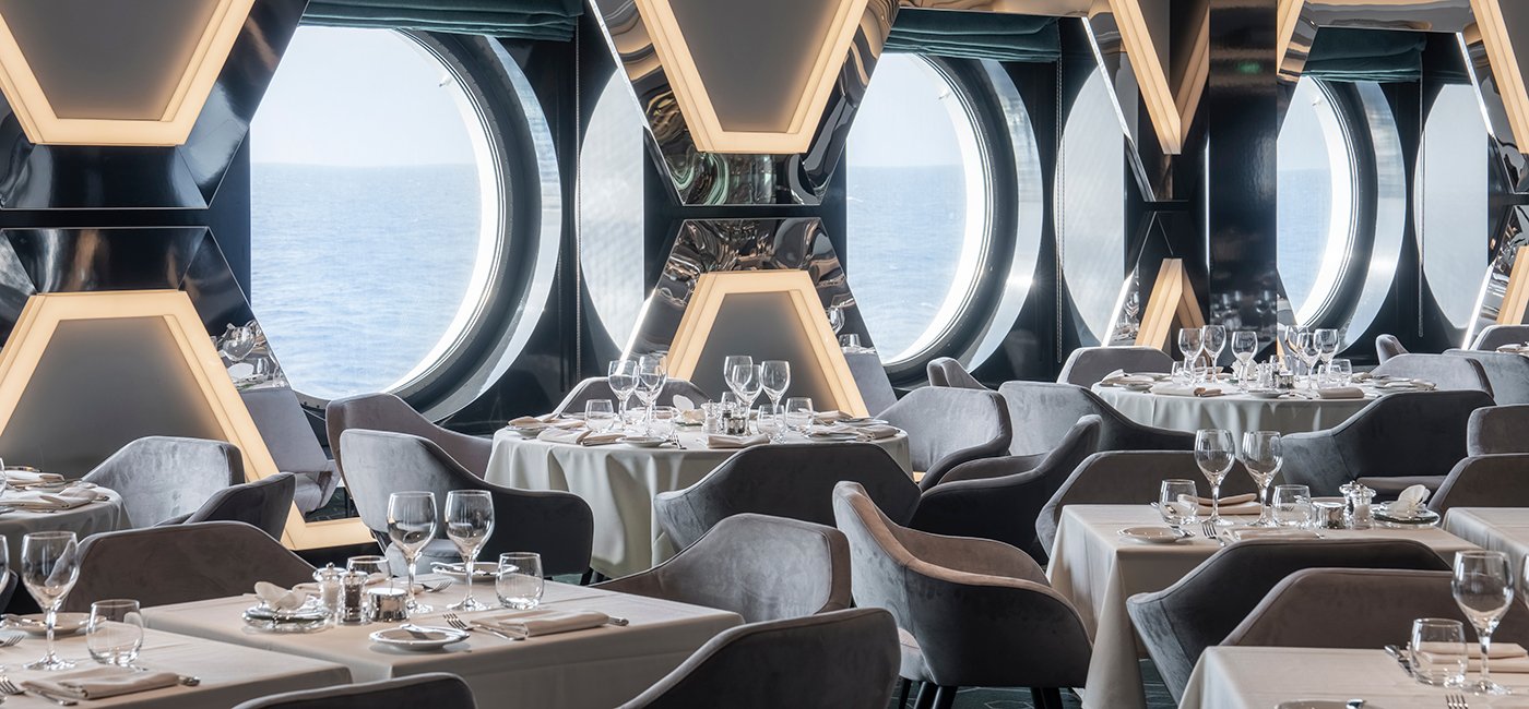 Exagon restaurant, MSC World Asia | MSC Cruises Exagon restaurant, MSC World Asia | MSC Cruises