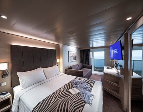 Deluxe Balcony Partial view, MSC World Europa | MSC Cruises Deluxe Balcony Partial view, MSC World Europa | MSC Cruises