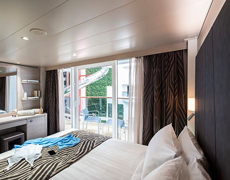 Deluxe Balcony Promenade view, MSC World Europa | MSC Cruises Deluxe Balcony Promenade view, MSC World Europa | MSC Cruises