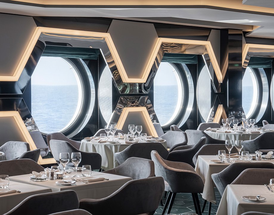 Hexagon restaurant, MSC World Europa | MSC Cruises Hexagon restaurant, MSC World Europa | MSC Cruises