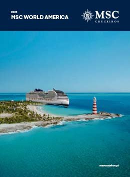 Catálogo do nosso mais recente navio MSC World America | Pronto para partir à descoberta das Caraíbas Catálogo do nosso mais recente navio MSC World America | Pronto para partir à descoberta das Caraíbas