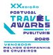 Logotipo do prémio Portugal Travel Awards do ano 2026 para o Footer do Website