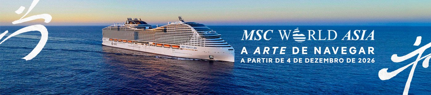 MSC World Asia | A Arte de Navegar | A Partir de 4 de Dezembro de 2026